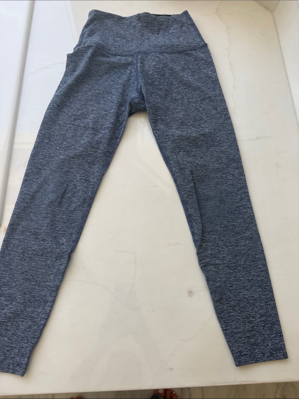 Beyond Yoga Heather Charcoal High-Rise Leggings